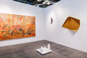 Imi Knoebel and Rana Begum, Galerie Christian Lethert, The Armory Show, New York (5–8 March 2020). Courtesy Ocula. Photo: Charles Roussel.